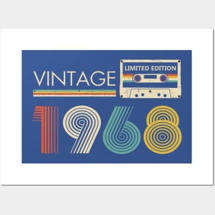 Vintage 1968 Limited Edition Cassette Posters and Art